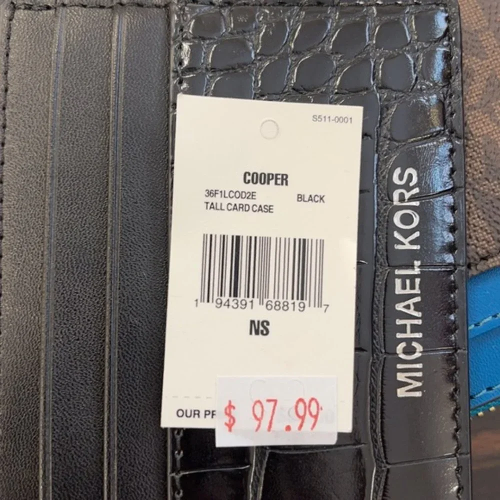 Michael Kors Men's Cooper Tall Card Case