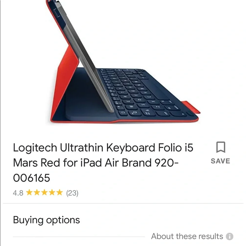 Logitech ultrathin keyboard