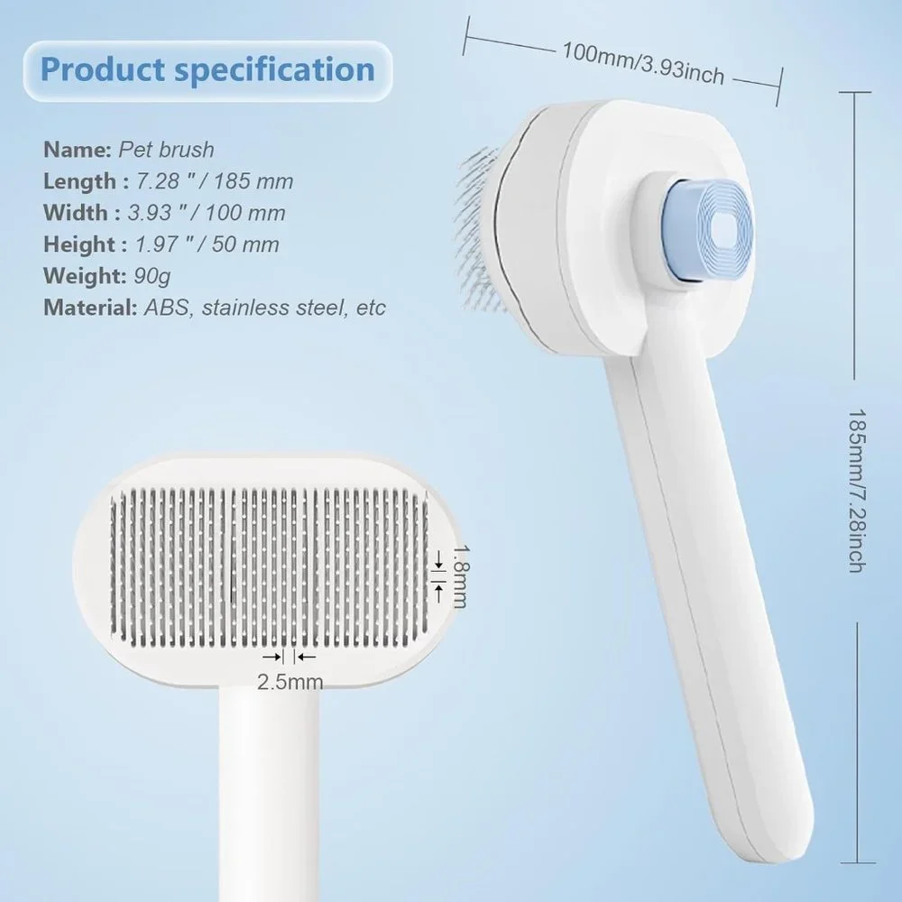 NEW Self Cleaning Cat Brush