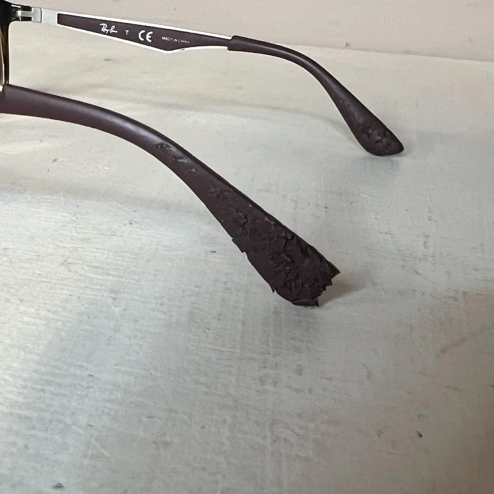 Ray-Ban RB1570 3685 Kids Boys Eyeglasses Frames Brown Tortoise Square 47-16 130