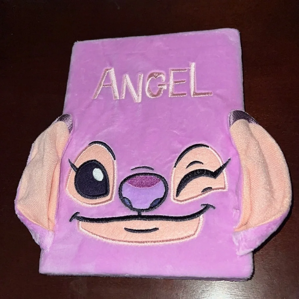 Angel notebook pink Disney stitch angel notebook new soft pink cute soft
