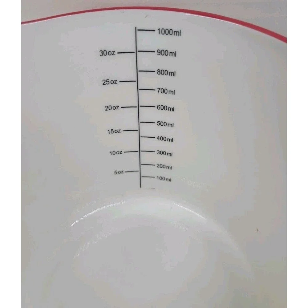 The Bake Shop Mushroom Holly Ceramic Liquid Pouring MEASURING CUP holiday