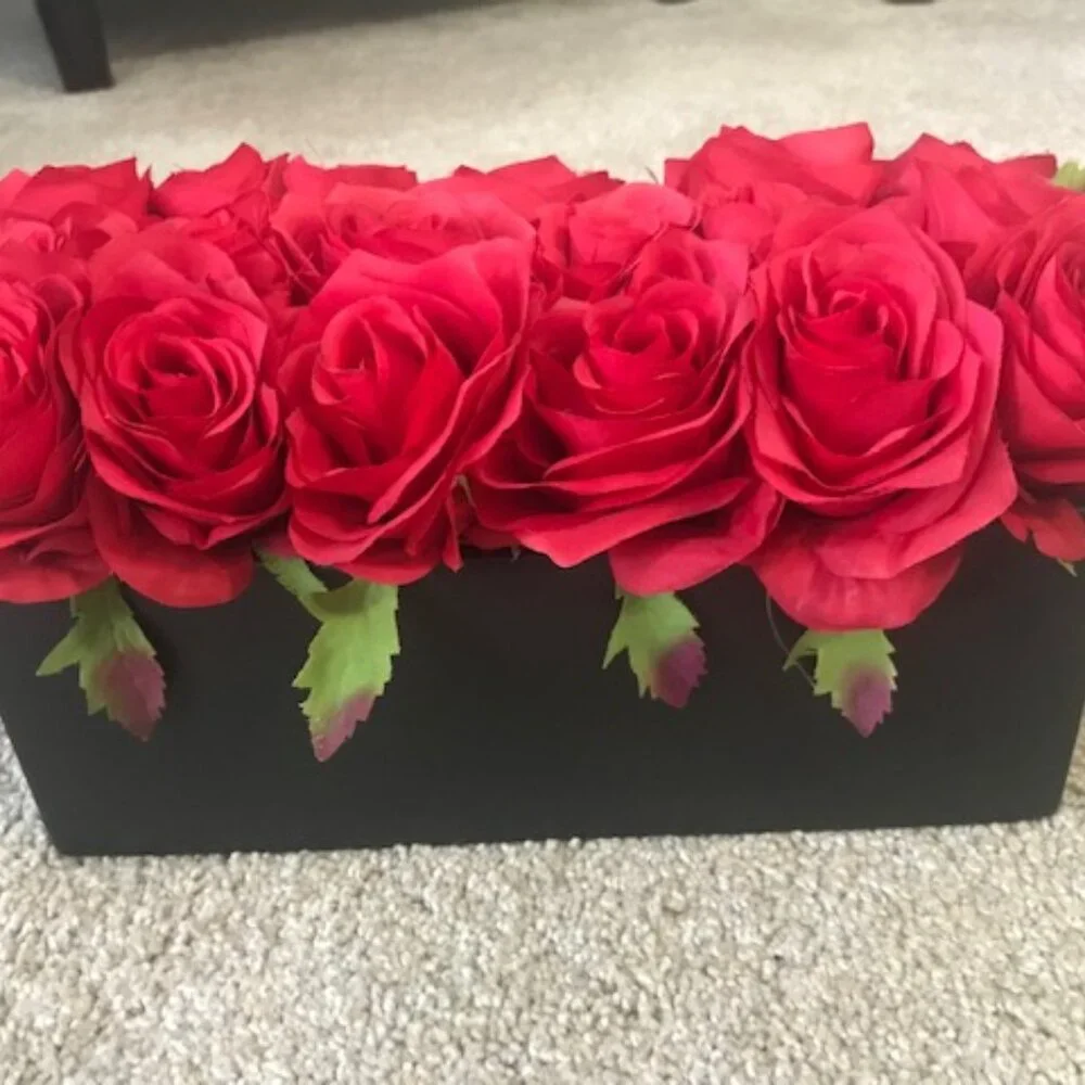 New Nearly Natural Artificial Rose Bouquet in 11