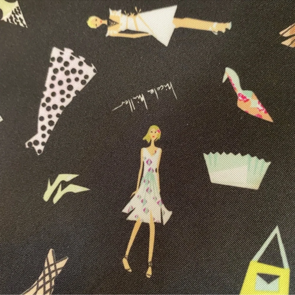 Y2K Nicole Miller Nylon cute fashion theme laptop/messenger bag.
