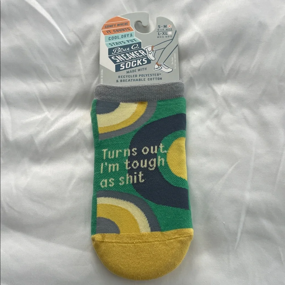 Womans Bold Green and Yellow Socks