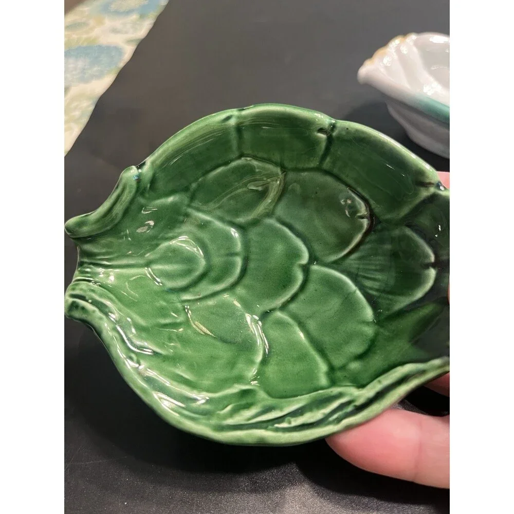4pc Williams Sonoma Italy Corn on the Cob Red Cabbage Green Onion Bowls