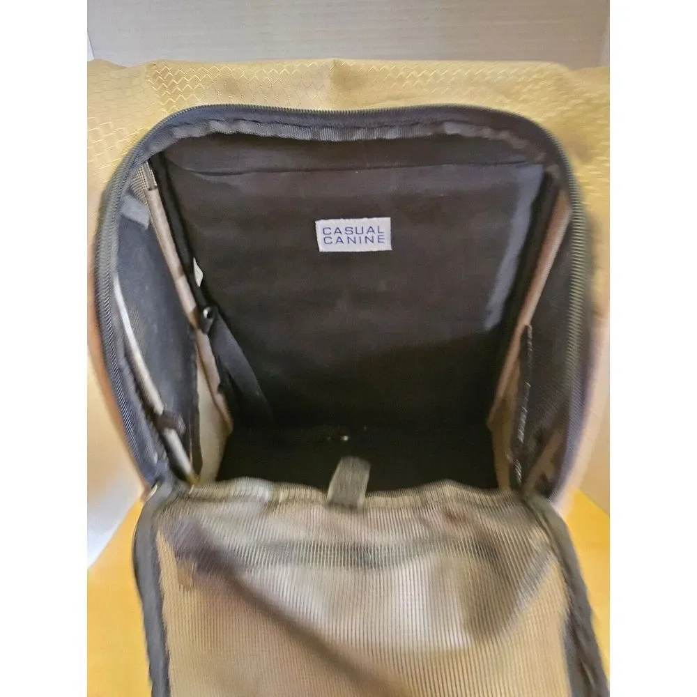 Casual Canine brand Dog Cat Pet/Carrier/Bag/Backpack/Wheels - - Tan‎