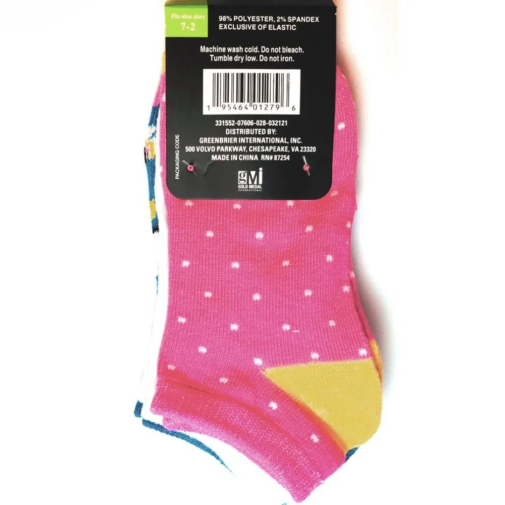 KIDS 3pk Llama + Polka Dot + Blue/White Socks