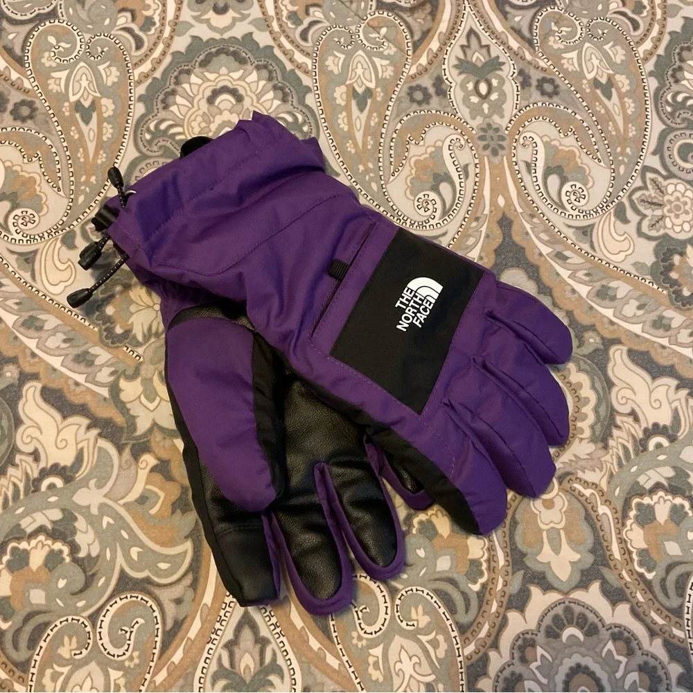 New The North Face Montana Futurelight Ski Touchscreen Gloves Youth Sz Large