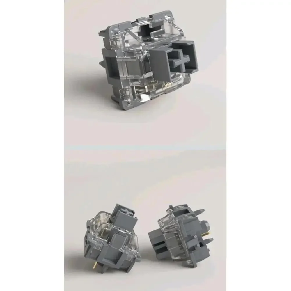 Akko V3 Silver Pro Linear Mechanical Keyboard Switches Hand Lubed 42 Pc