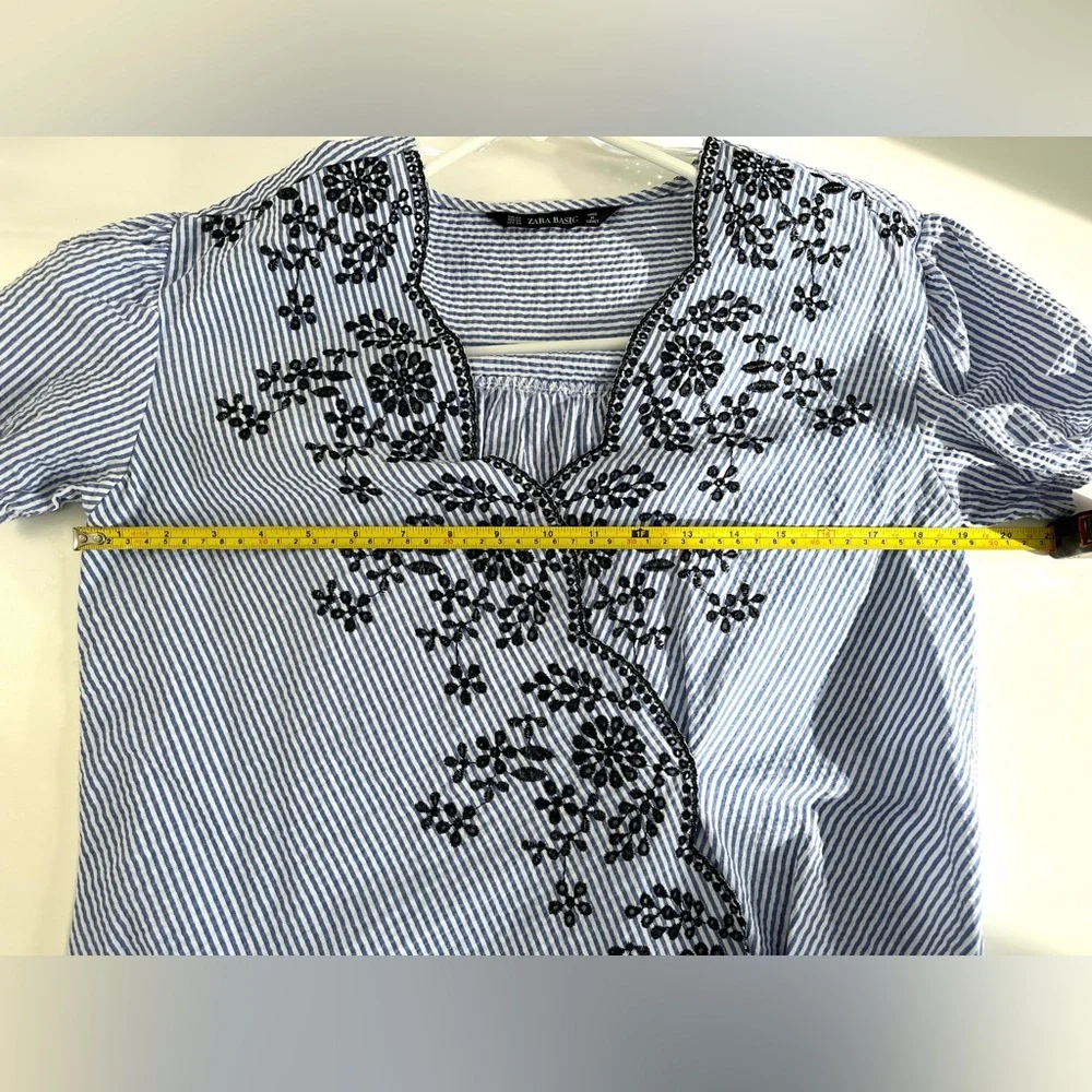 Zara basic seersucker