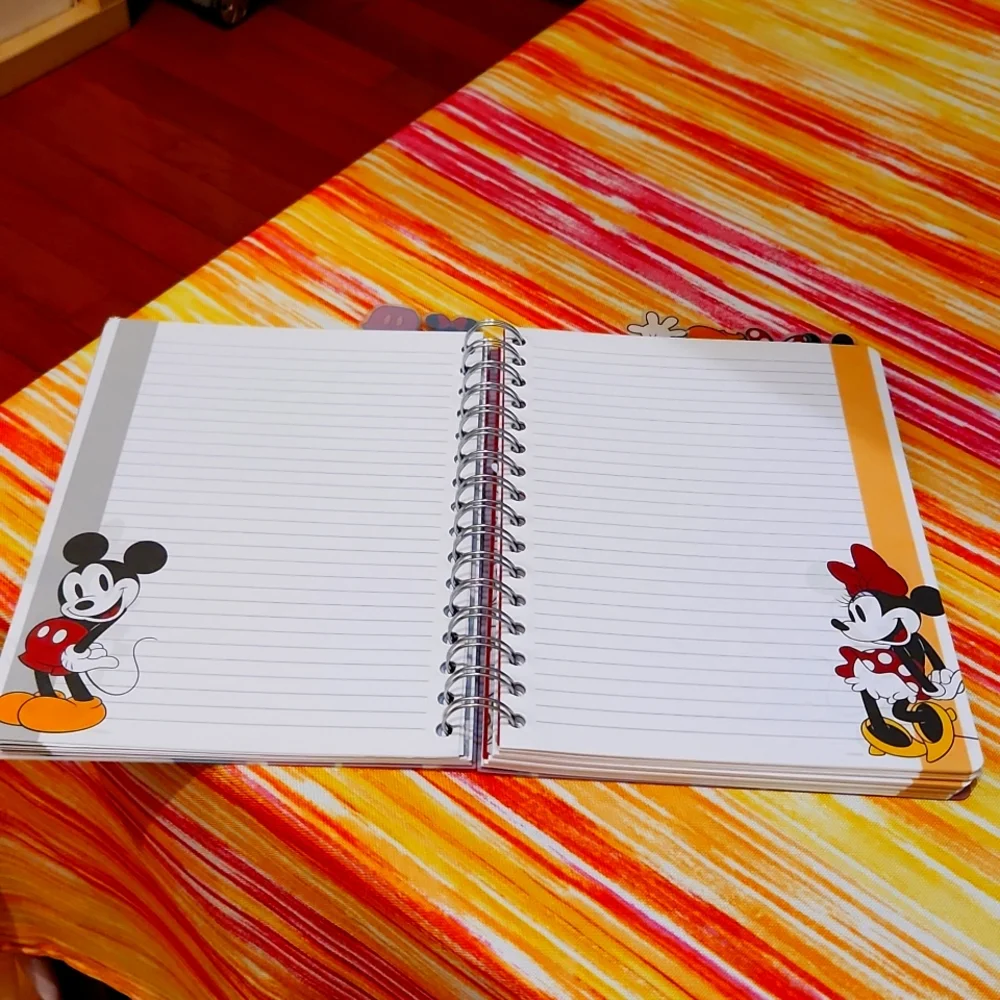 DISNEY Mickey Notebook With Tabs