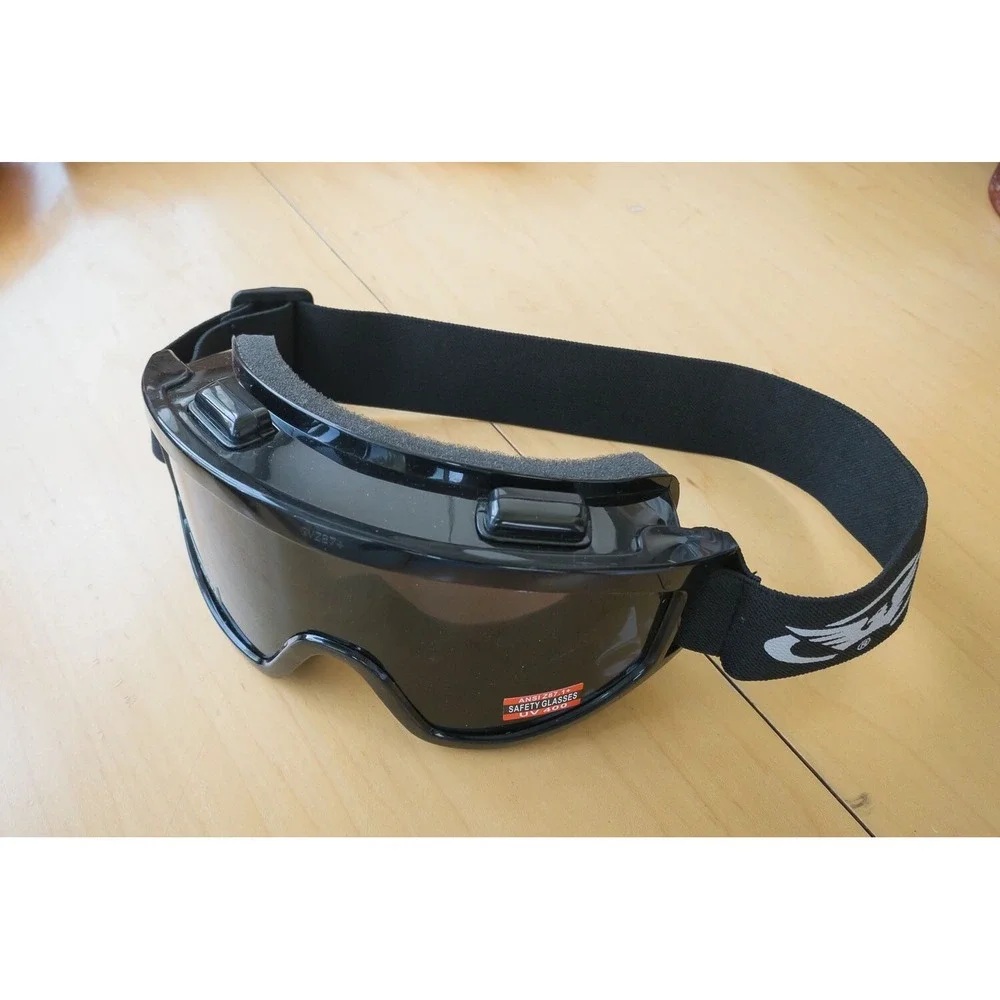 GLOBAL‎ VISION WINDSHIELD KIT 2 OFF-ROAD ATV GOGGLES  CLEAR AND SMOKE LENS