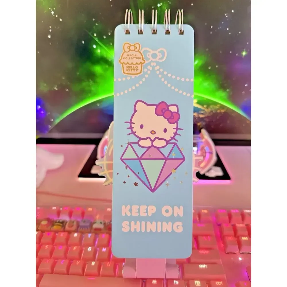 Hello Kitty Long Notepad Note Pad Bejeweled Metallic 2024 Sanrio Reporters List