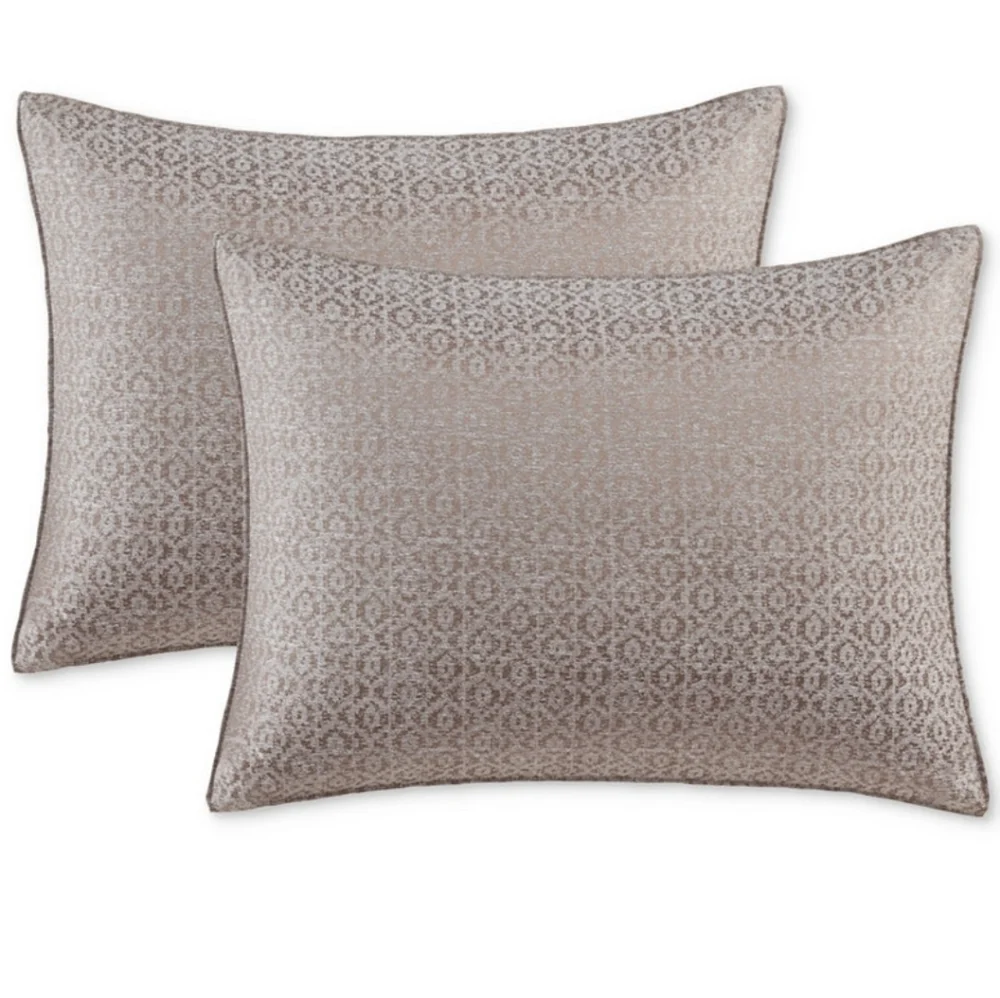 SUPER SALE ** BRAND NEW IN BAG ** 9 PC Elegant Tan and Cream Bedding Set