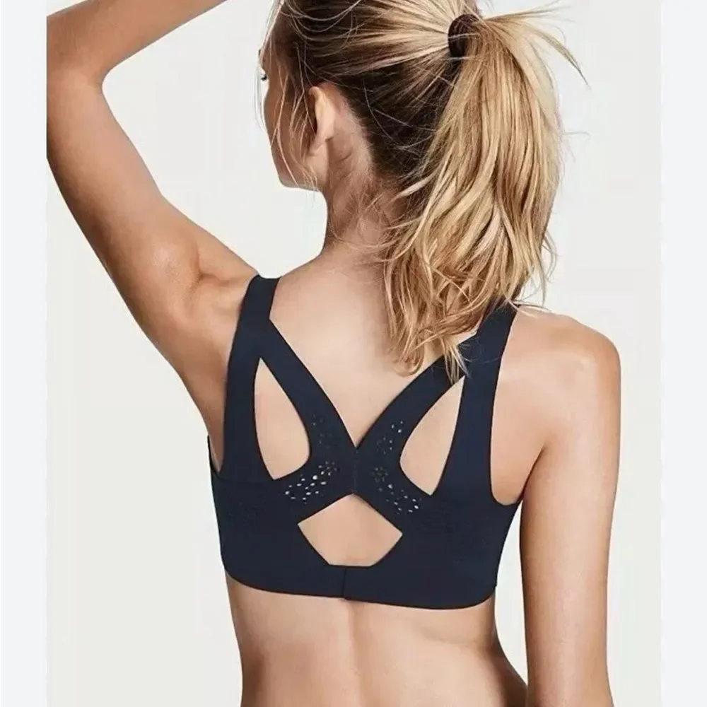 Victoria Sport Victoria’s Secret Navy Blue Angel Max Sports Bra Size 32D Workout