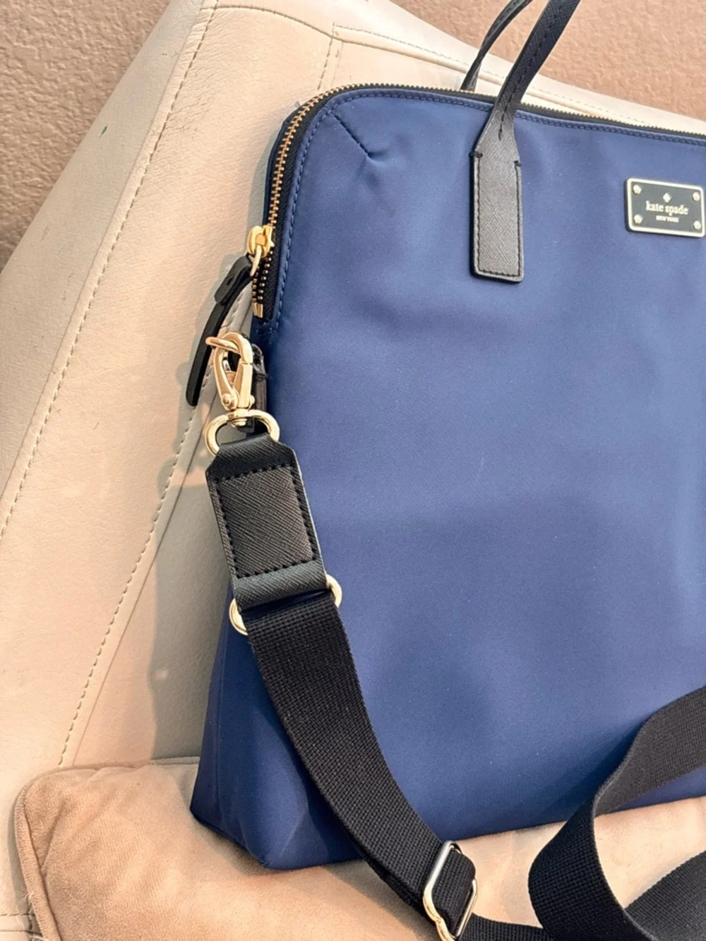 Kate Spade Blue Blake Avenue Daveney Laptop Bag