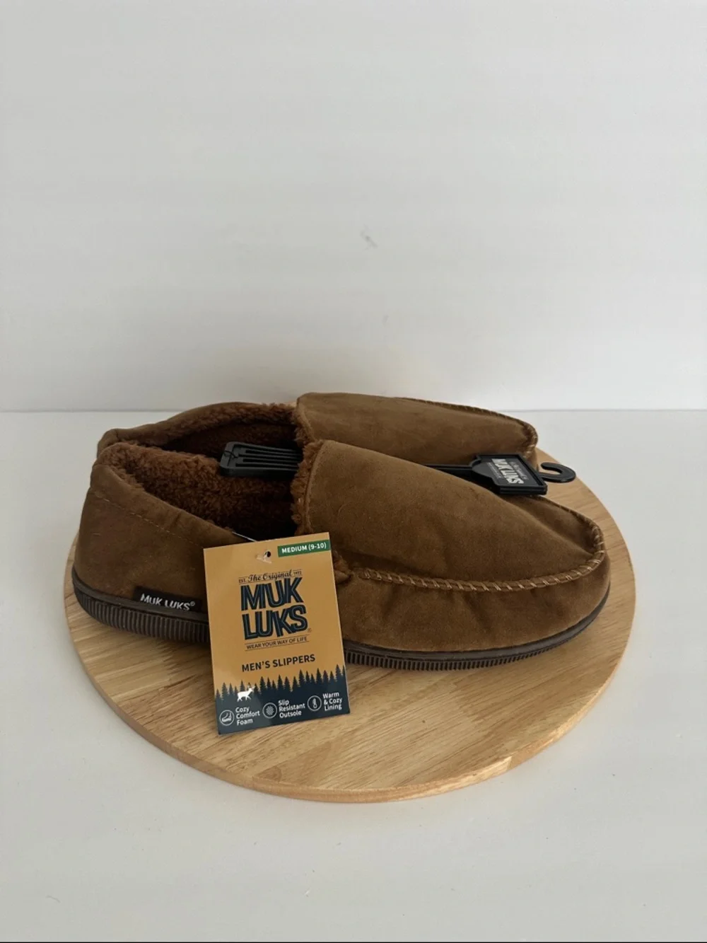 Muk Luks Mens Moccasin Slippers