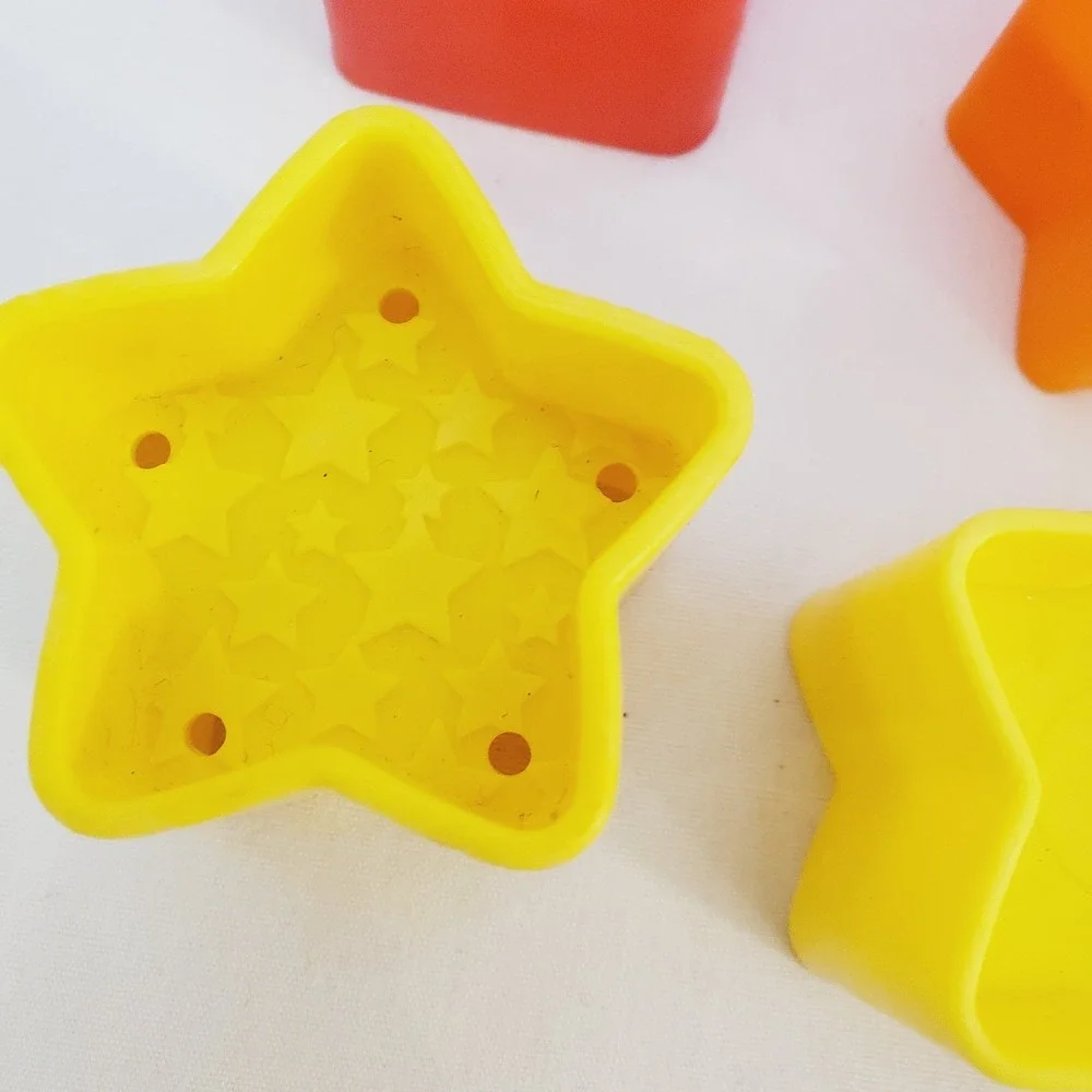 12 Pc Fisher Price Replacement Shape Sorter First Blocks