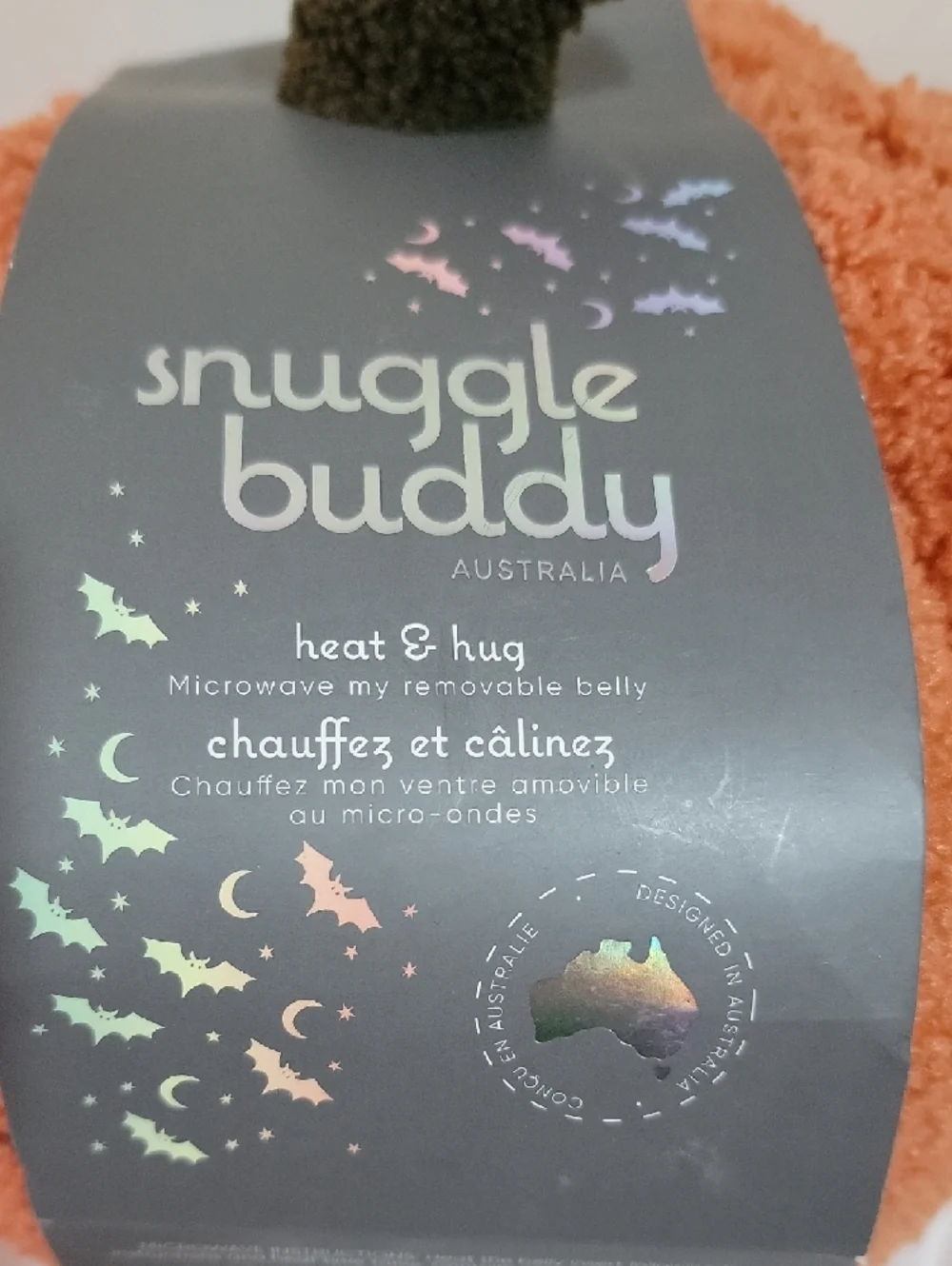 Snuggle Buddy Decorative Heat And Hug Pumpkin!