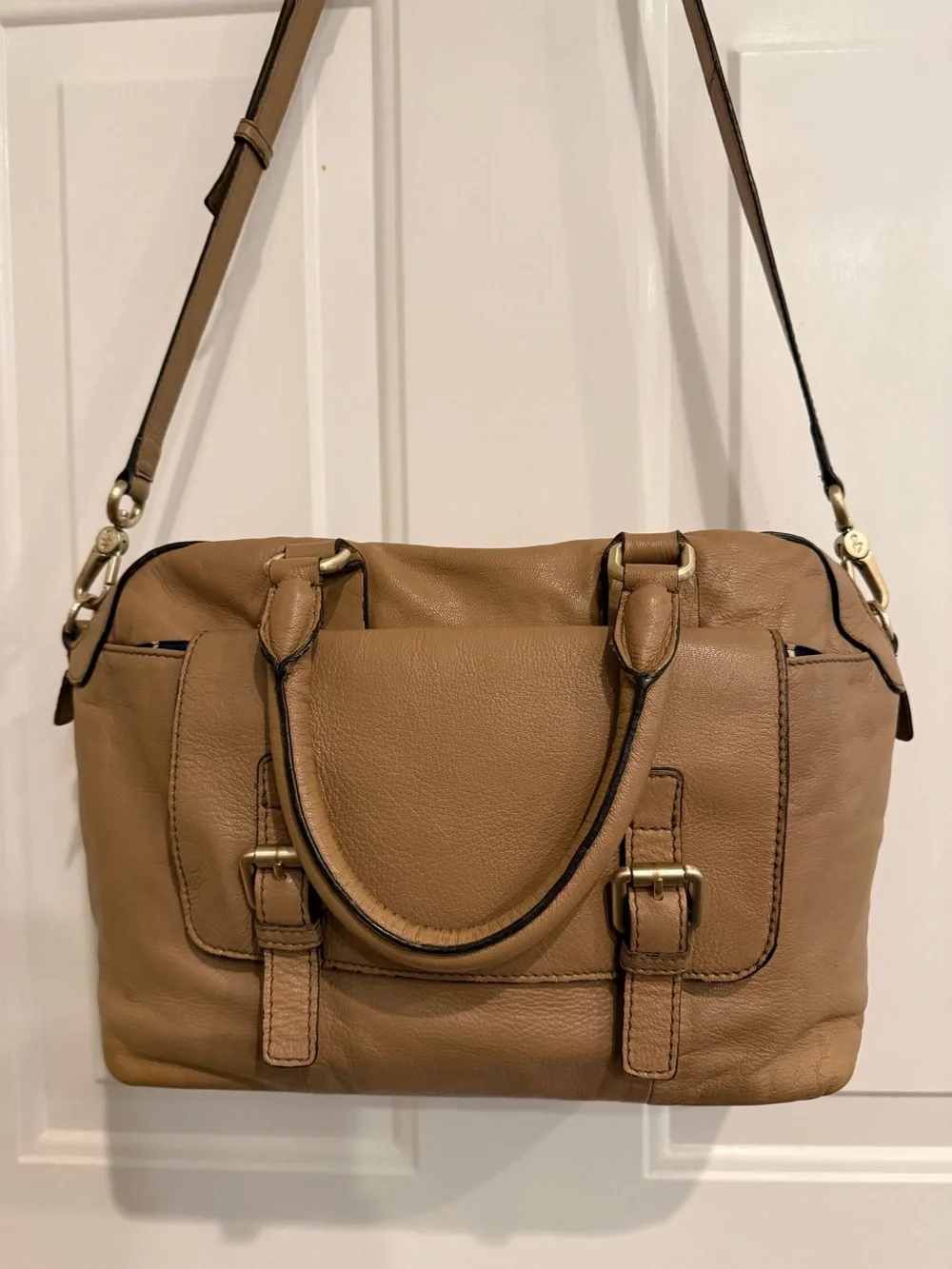 Boden tan leather