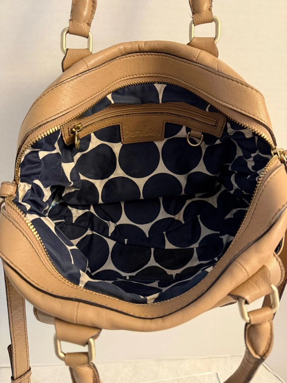 Boden tan leather