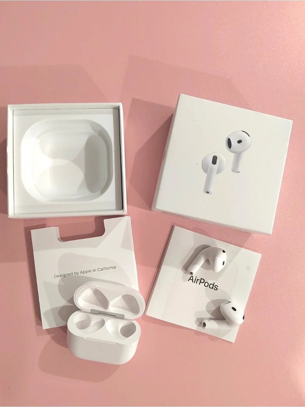 Apple Gen 4 Anc AirPods Wireless Earbuds with Charging Case