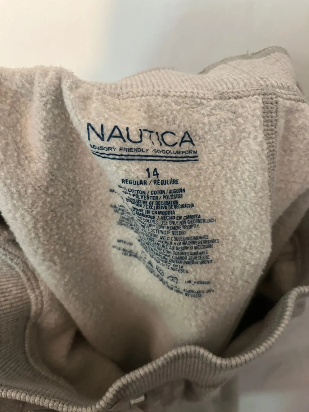 Nautica fleece lined