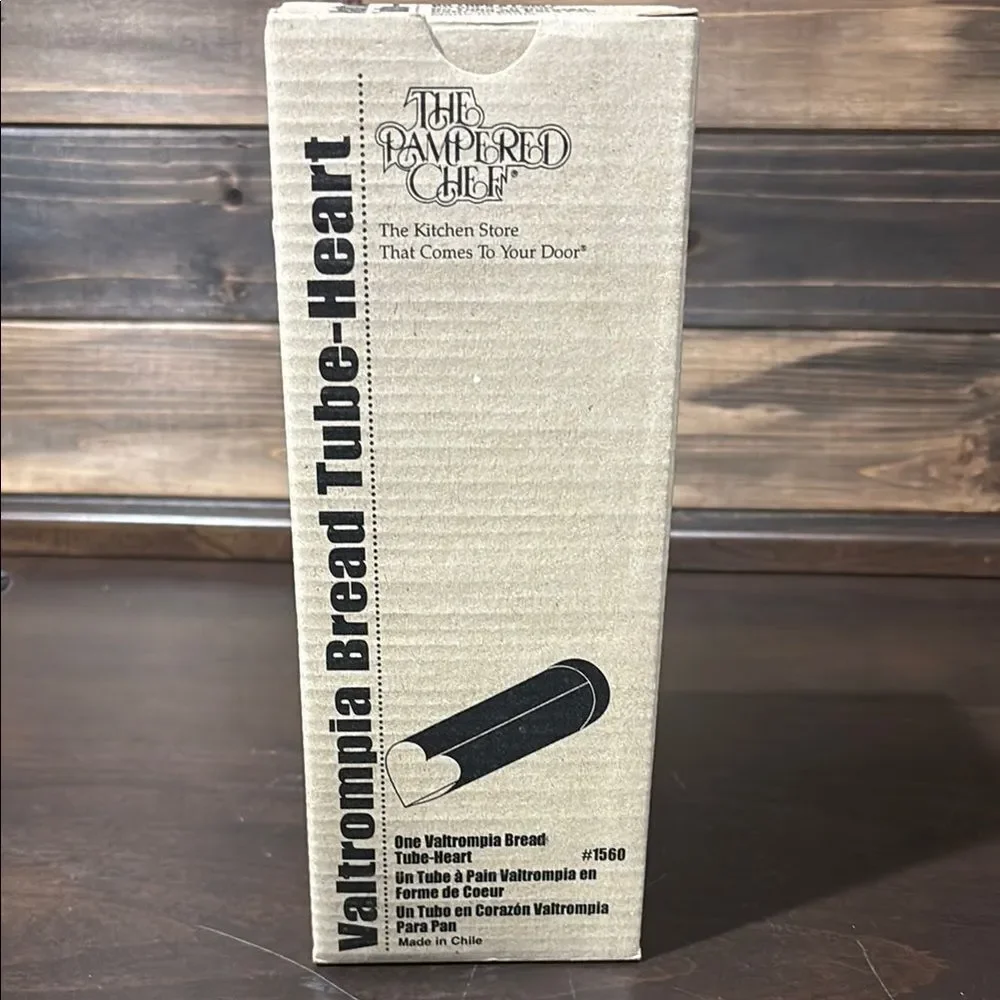 The Pampered Chef One Valtrompia Bread Tube Heart #1560