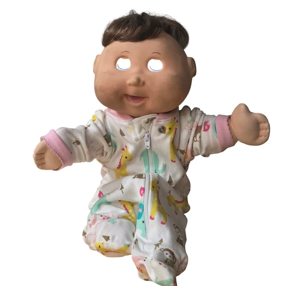 Cabbage Patch Kids Doll Brown Hair Pajamas 2016 WCT 68B Vintage Kids Toy.‎ Works