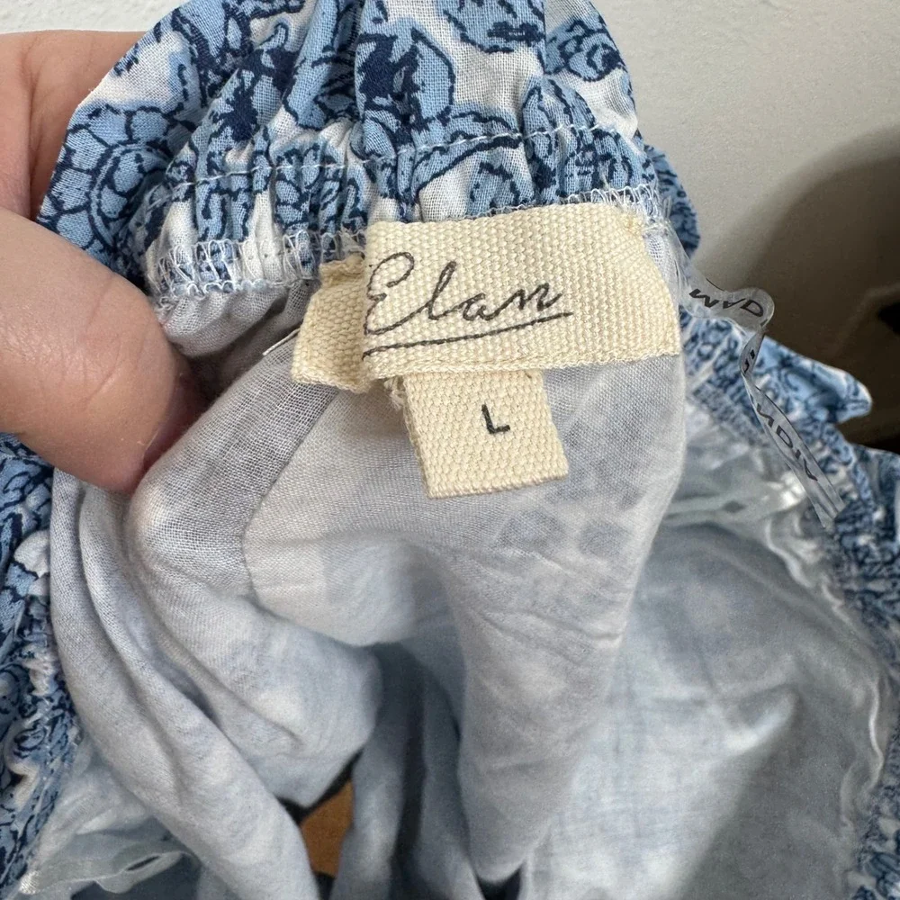 Elan blue floral