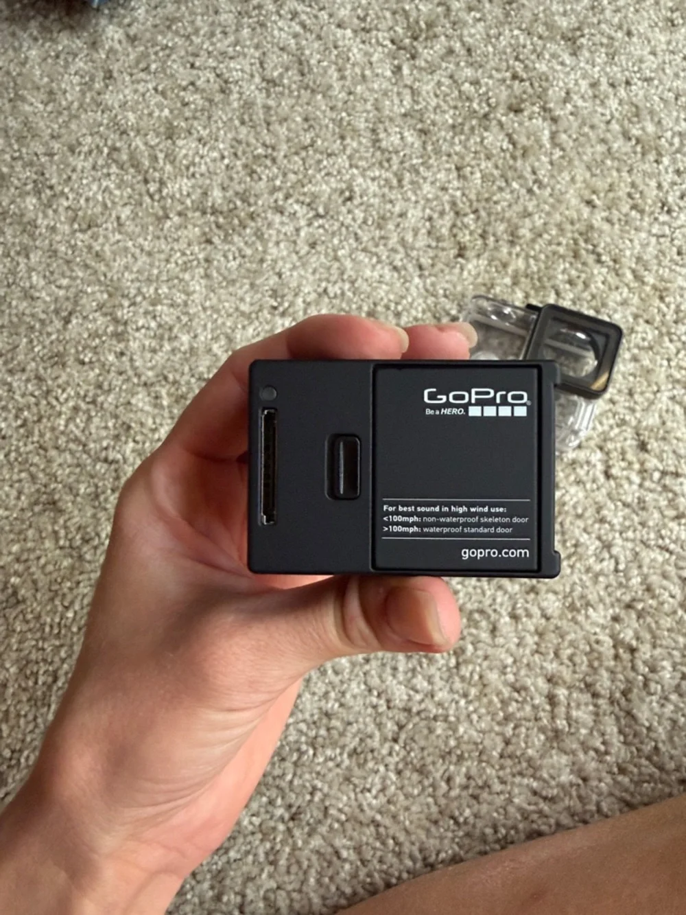 GoPro HERO3 Silver Action Camera with Clear Waterproof Case