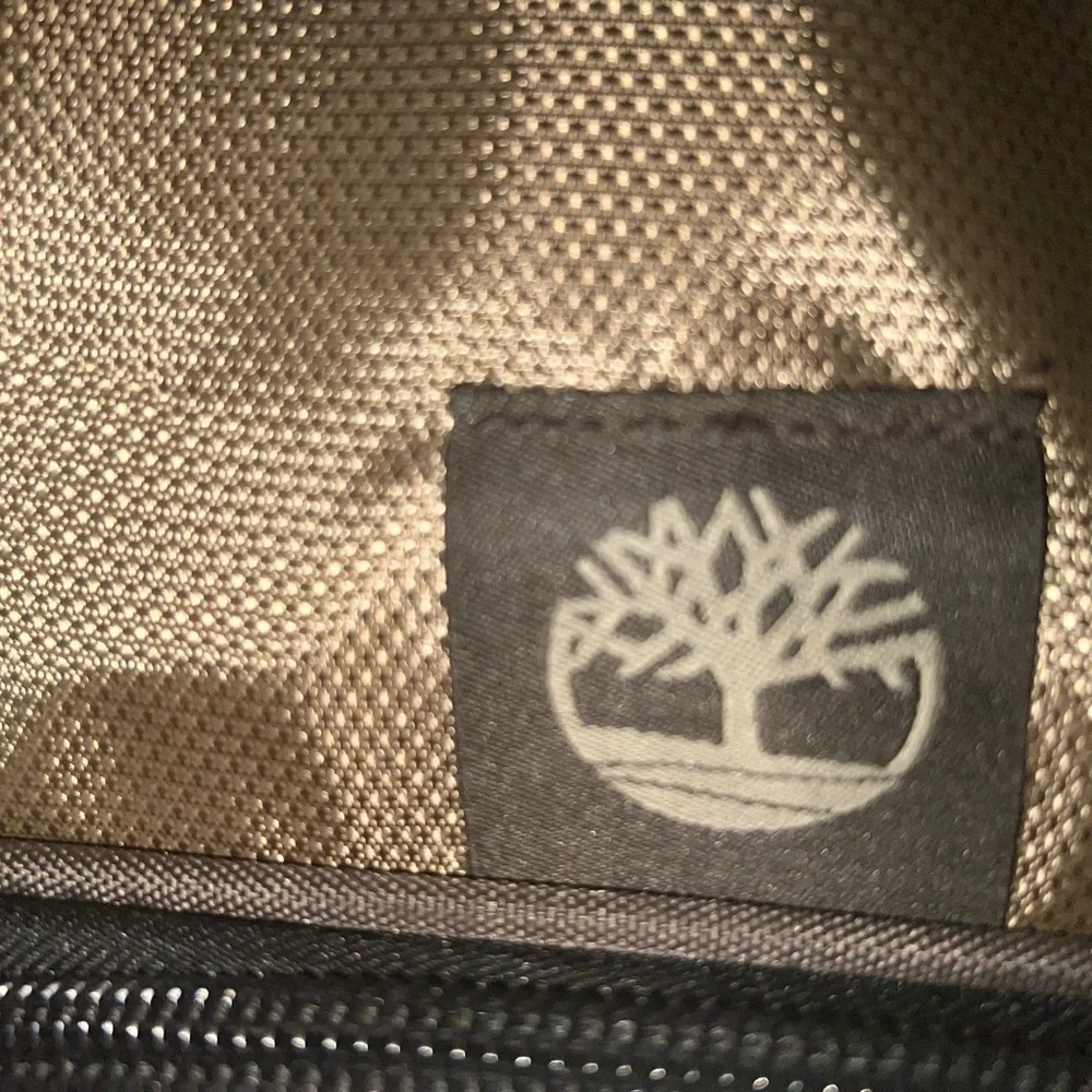Timberland Tan and Brown Duffel Bag