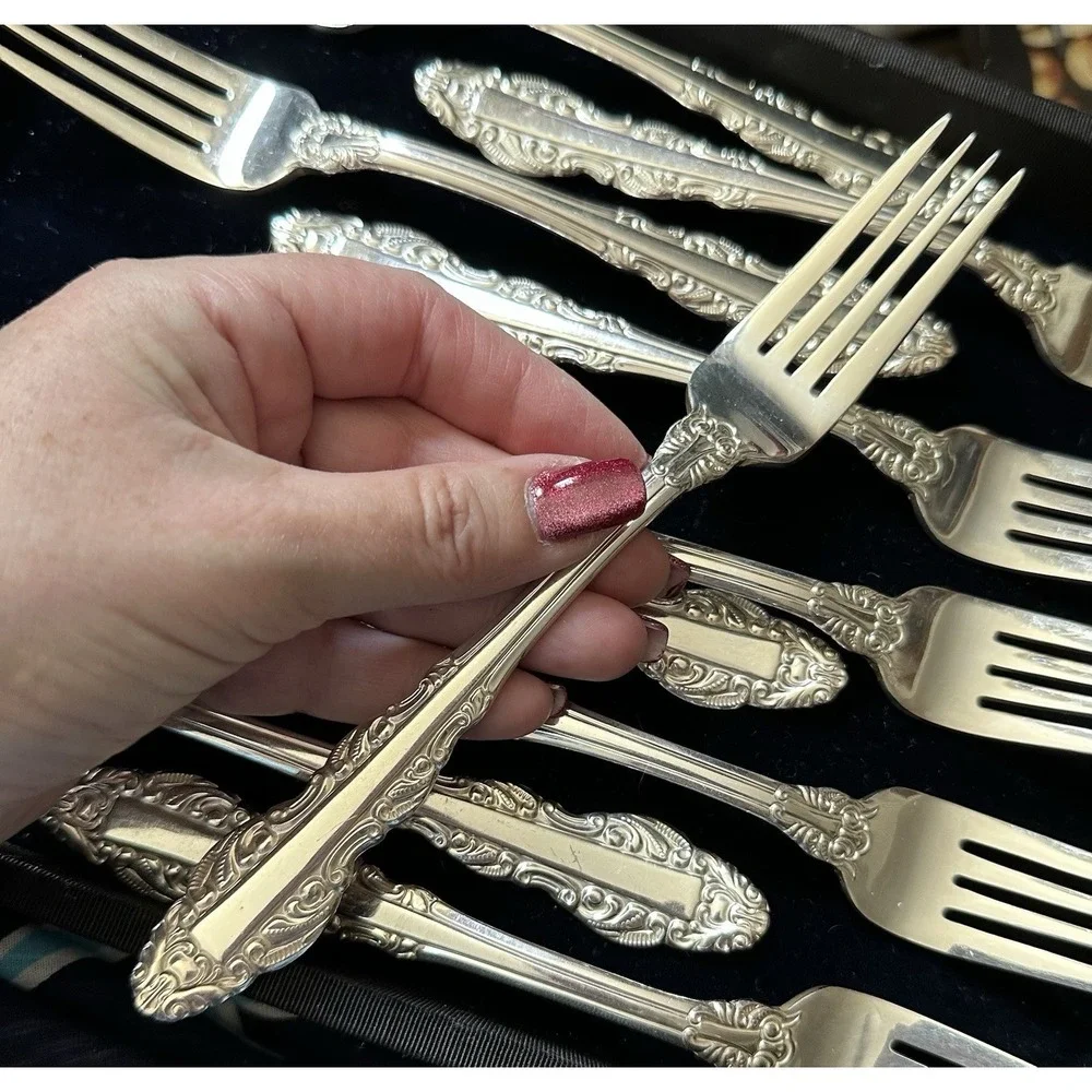 Gorham EP Electroplate Dinnerforks 12 Pcs
