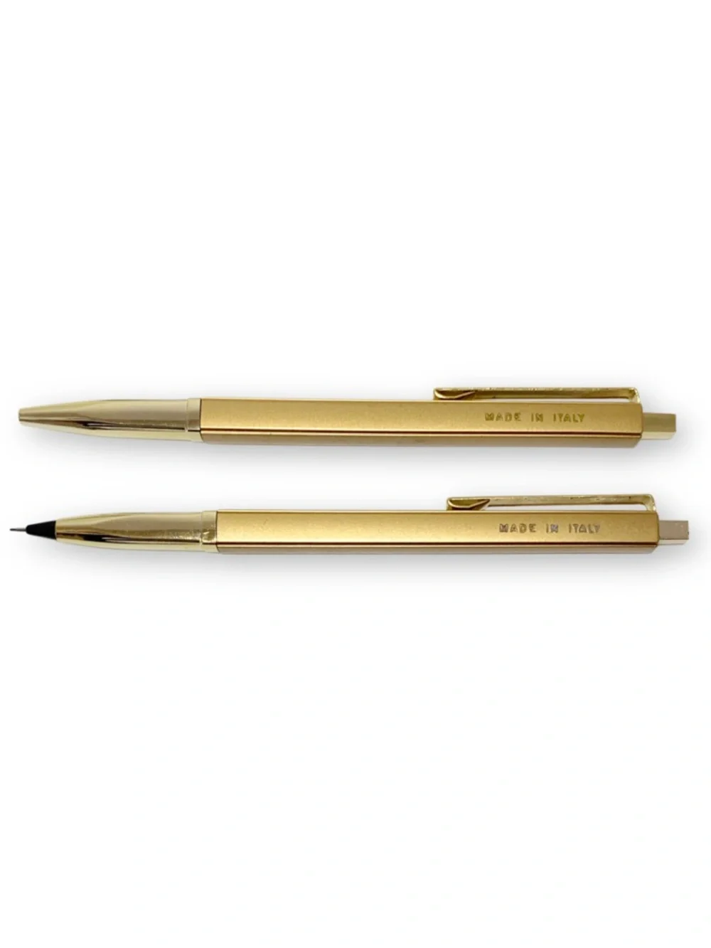 Vintage 1976 Montreal Olympics Gold Tone Pen & Pencil Set with COJO 76 Case