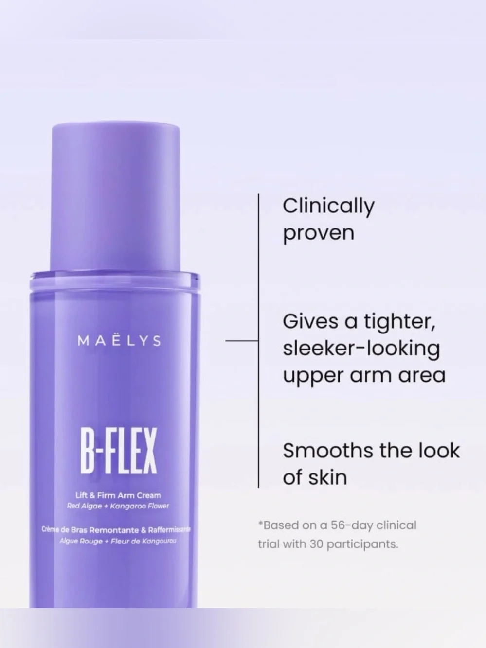 Maelys B-FLEX Lift & Firm Arm Cream Skincare Tightening Product
