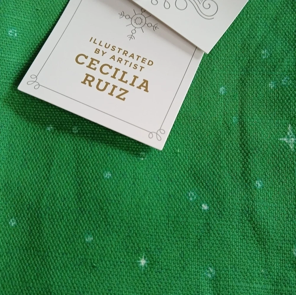 2pc Cecilia Ruiz Christmas Design Kitchen Towel from Wondershop New Item