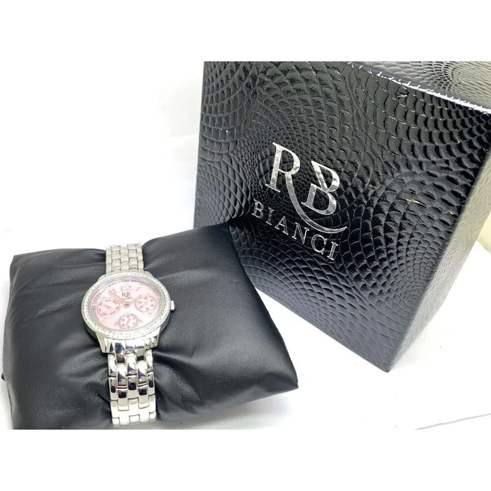 Roberto Bianci Women's Watch RB0842 Valentini Quartz Pink Mother of Pearl Dial