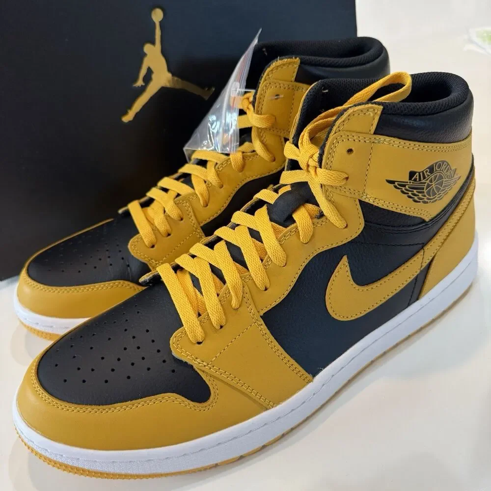 Nike Air Jordan 1 Golf High Pollen Black/Yellow Men's Size 13 DQ0660-100