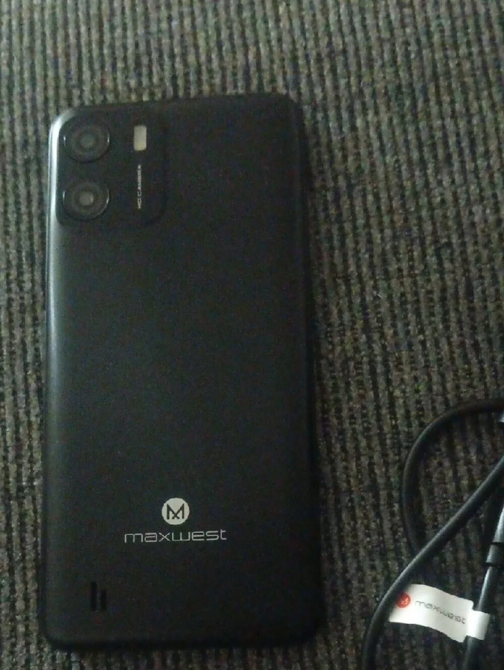 Max West black smartphone
