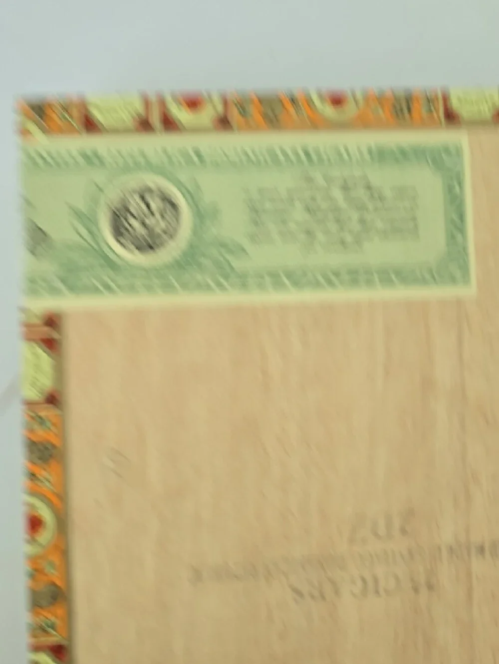 Maduro collectible rothschild empty