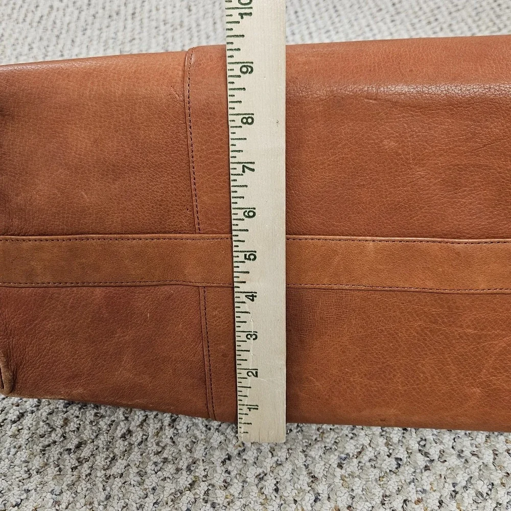 Promotional Canyon‎ Outback Leather Goods Golden Brown Leather Dufflel Travel