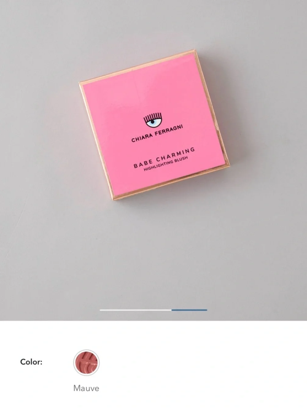 Chiara Ferragni cosmetics original reflecting