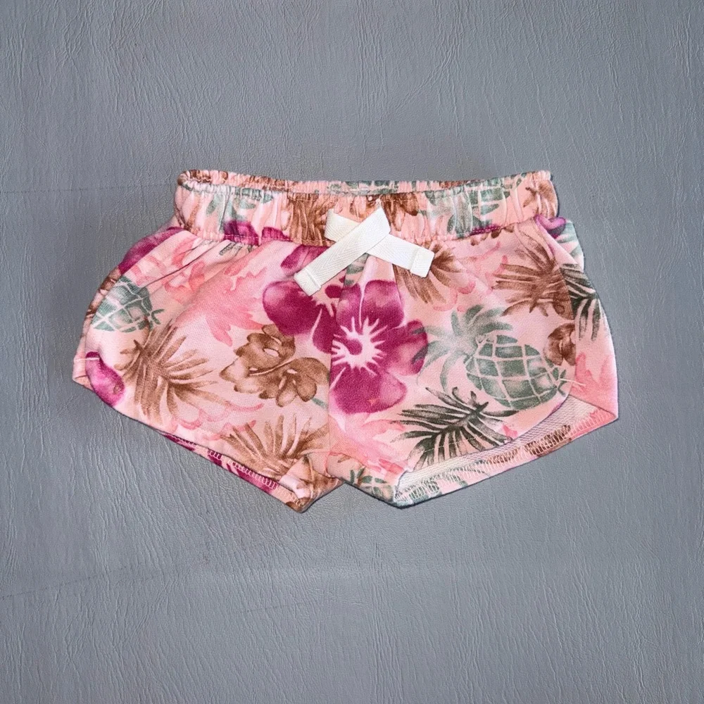 Carter's Pink Floral Athletic‎ Shorts