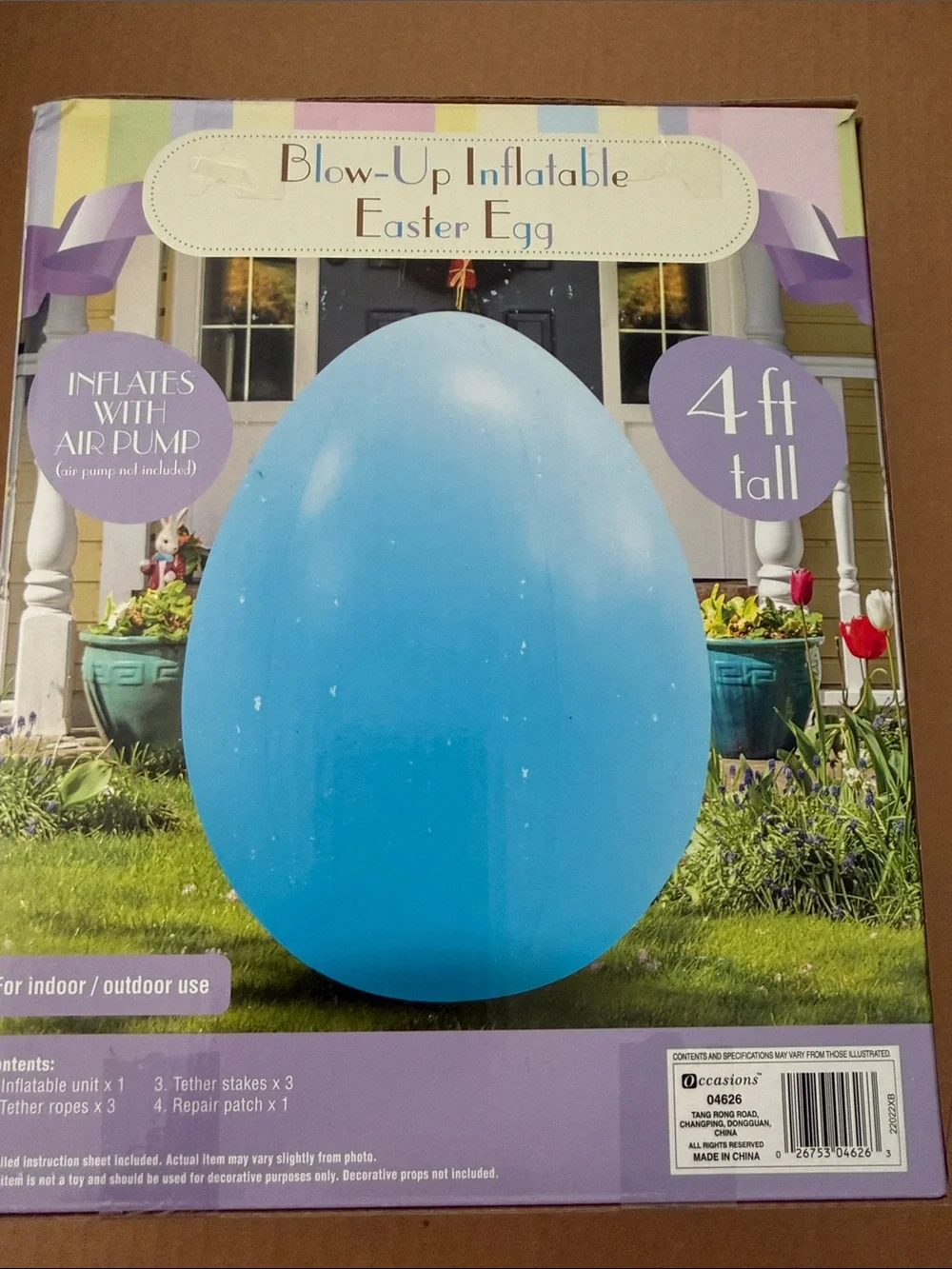 Occasion large blue