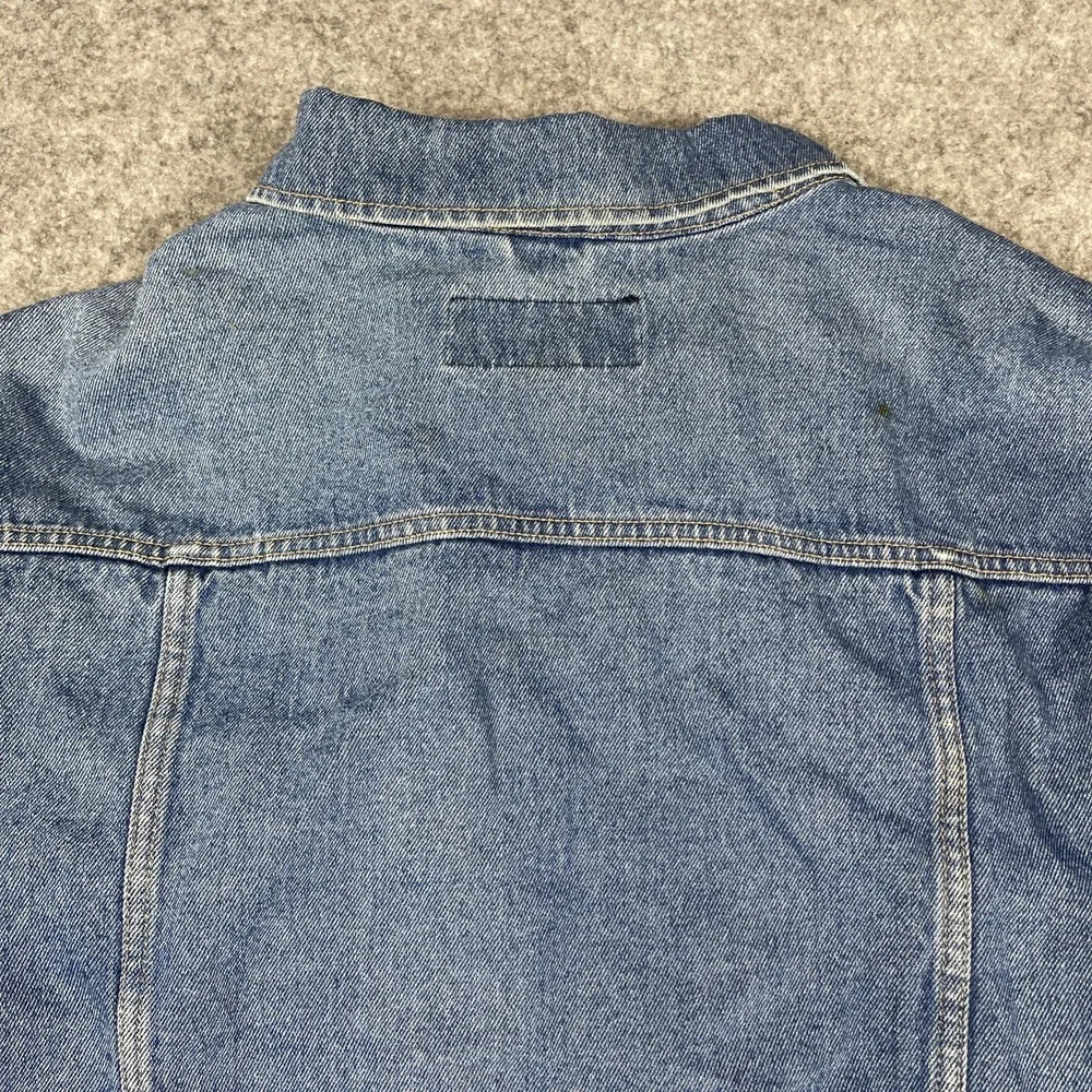 Vintage Wrangler Hero Jacket‎ Mens 4XL Blue Denim Trucker Cowboy Western 90s