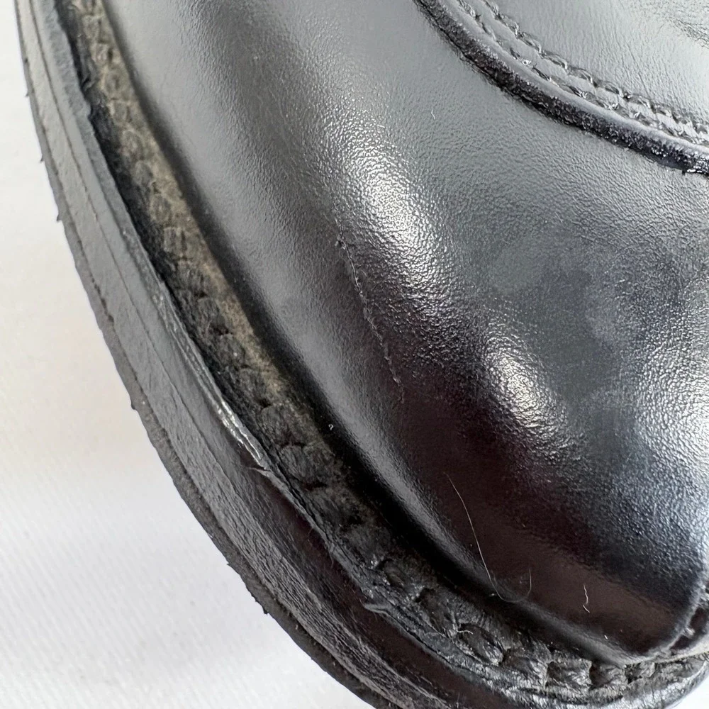 Allen Edmonds Split Toe Derby Black Leather Dress Shoes 11.5 B
