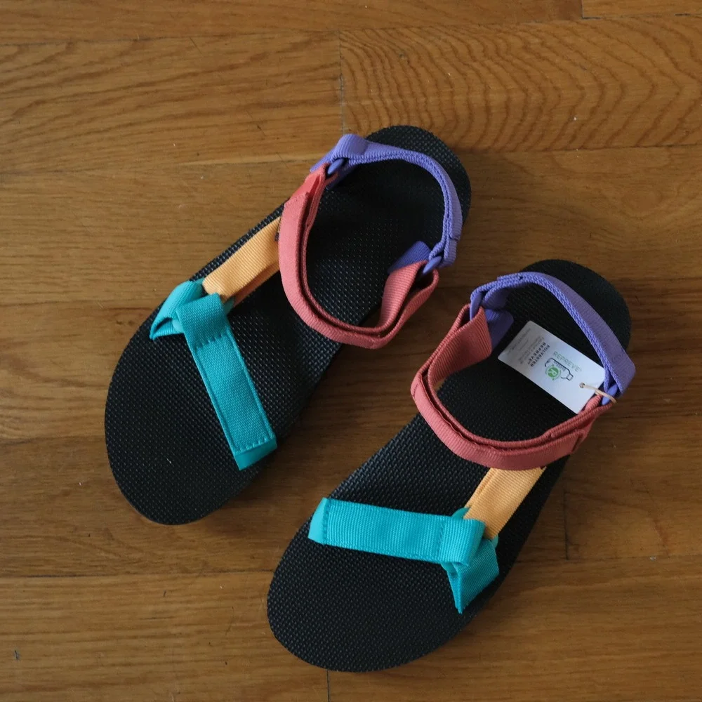 Teva Original Universal Sandals Mens Multi Color Retro Sustainable New Size 9