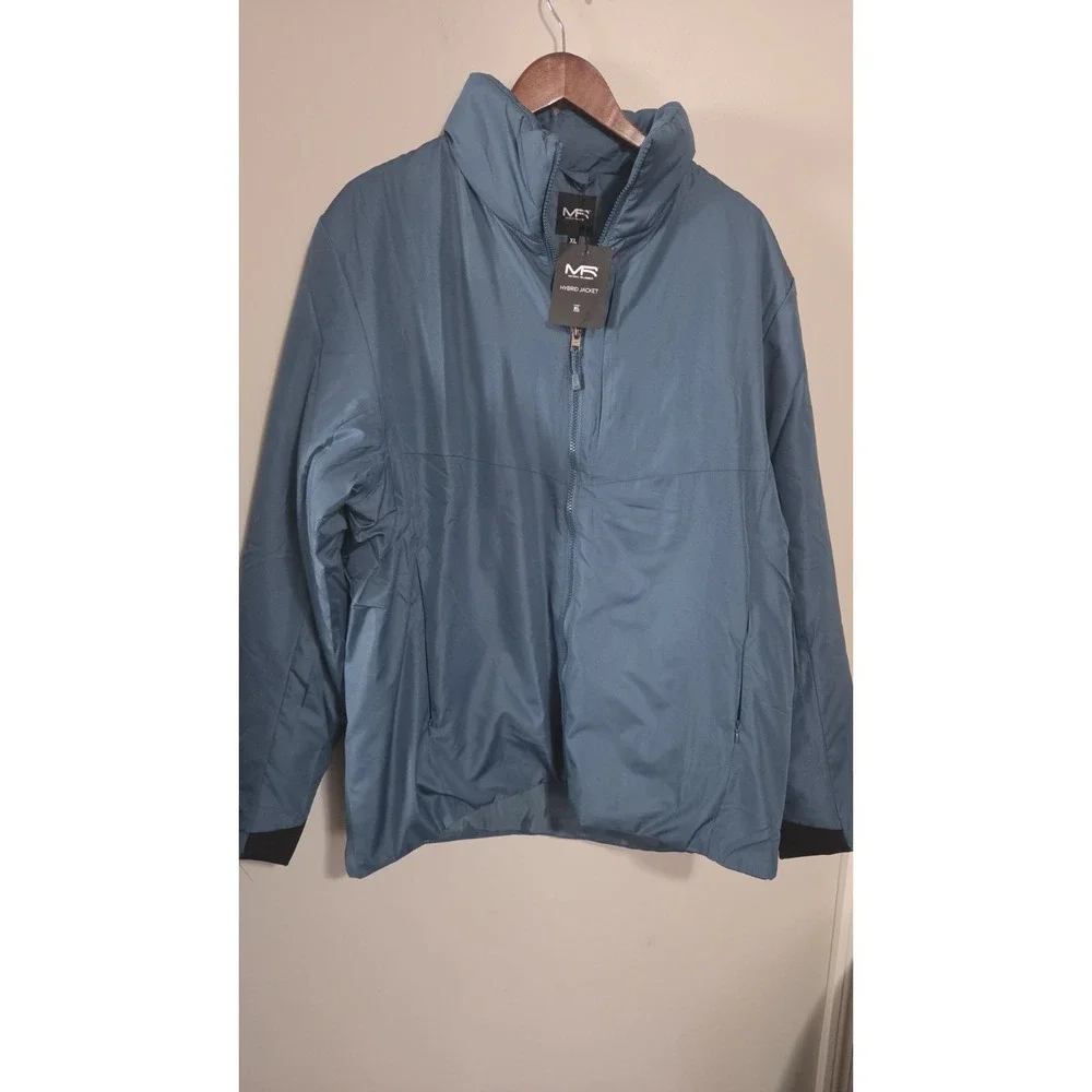New Men's Mack Russo Hybrid‎ Jacket Blue Size XL