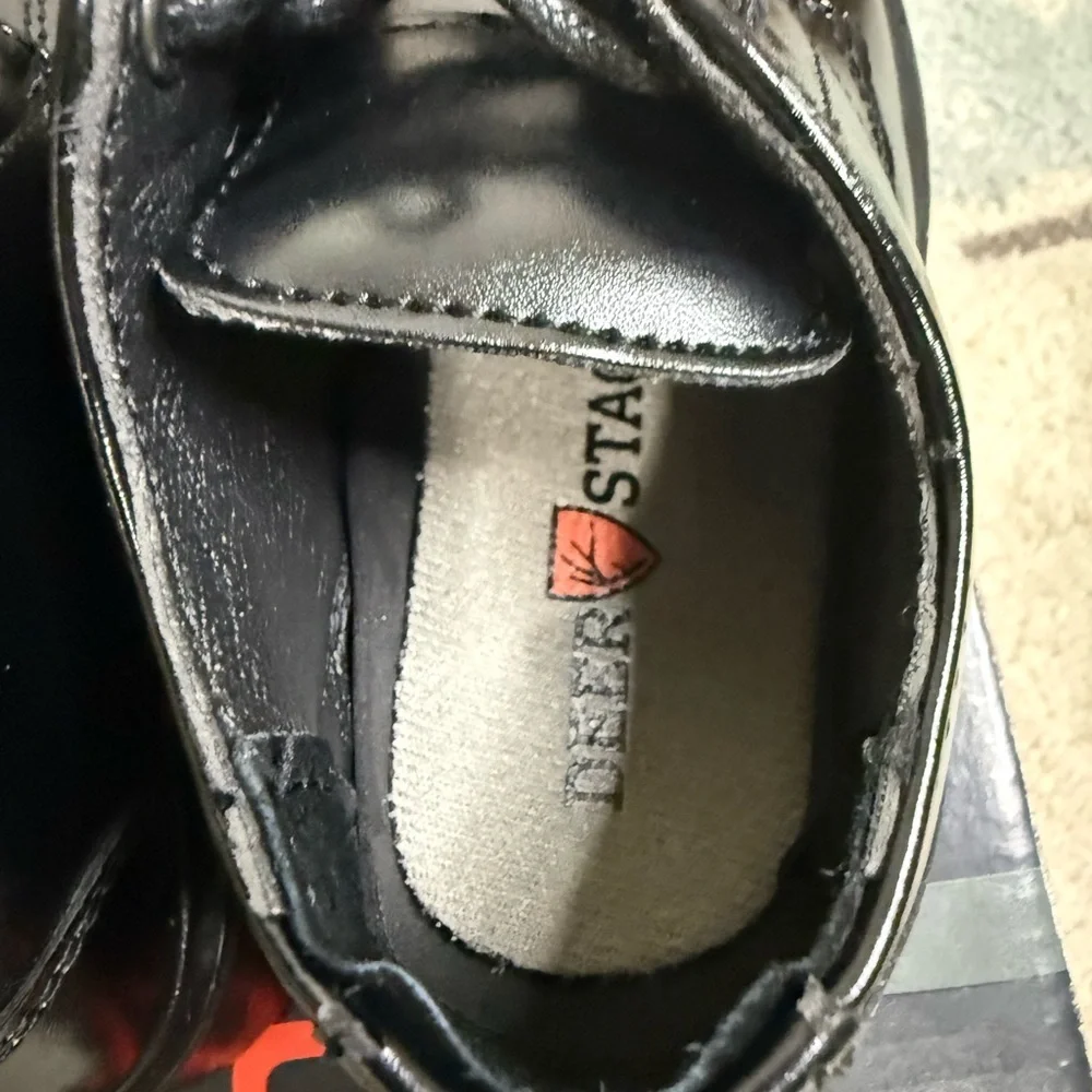 Deer Stags Gabe Boys Dress Shoes Black Size 7 Toddler Lace Up‎ Formal